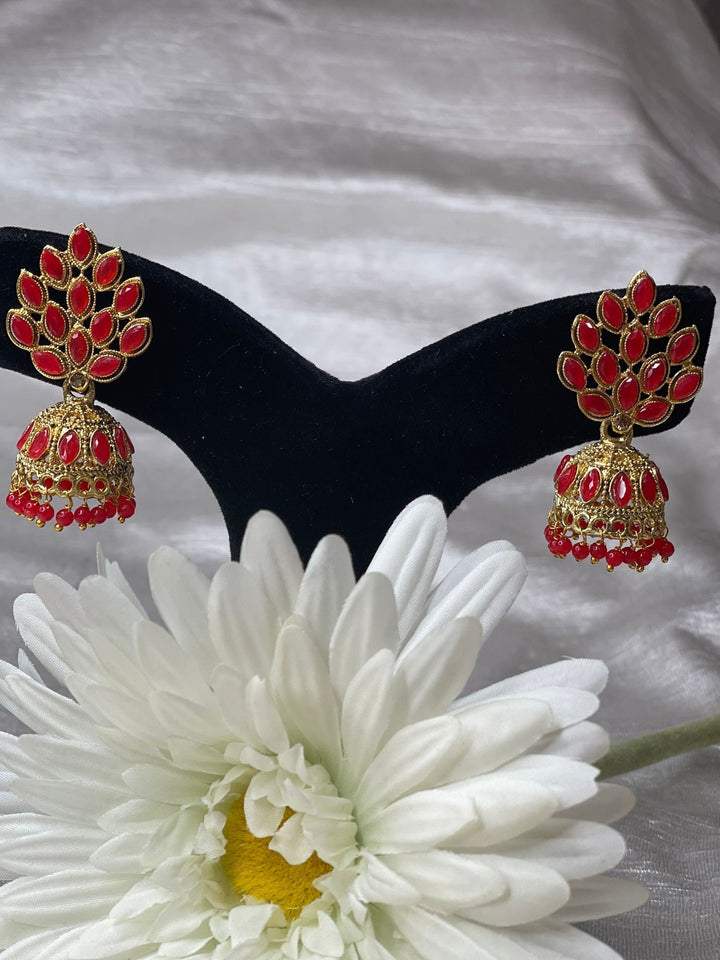 Handcrafted Brass Jhumka Earrings Set