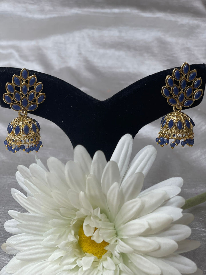 Handcrafted Brass Jhumka Earrings Set