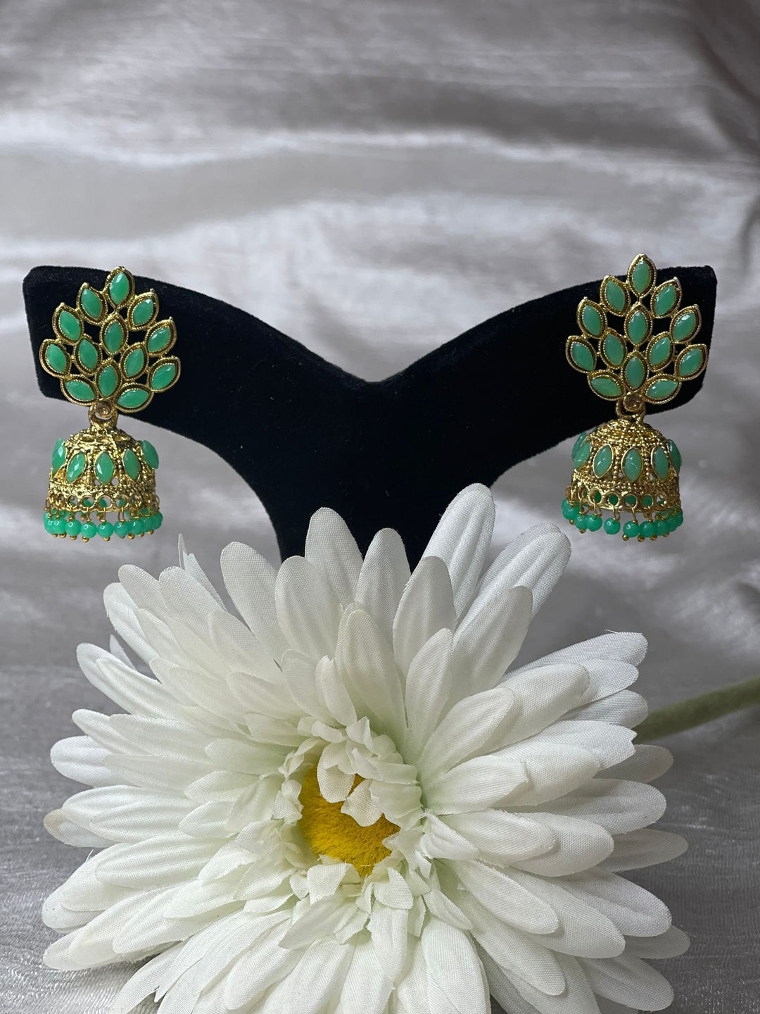 Handcrafted Brass Jhumka Earrings Set