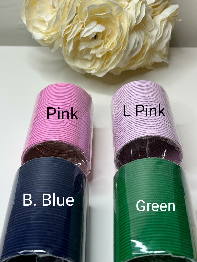 Ishq Plain Solid Color Bangles Set