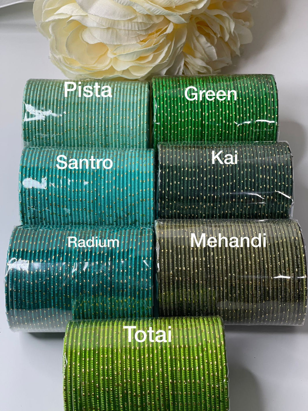 Jashmin Golden Dotted Bangles