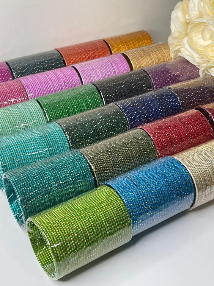 Jashmin Golden Dotted Bangles