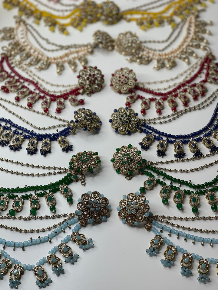 Bahubali earrings/ Indian jewelry/ Bollywood Jewelry/ Jhumkas/ Indian Earrings/ Gold Earrings/ Devsena Earrings/ Sahare/ dangling