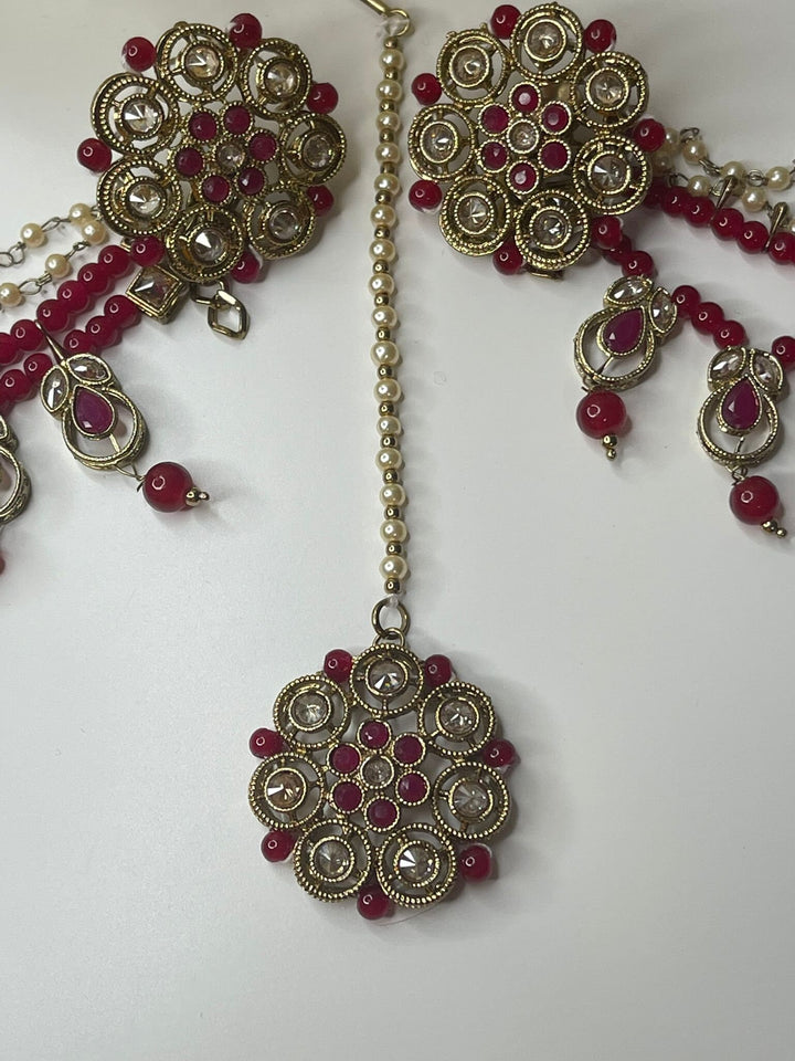 Bahubali earrings/ Indian jewelry/ Bollywood Jewelry/ Jhumkas/ Indian Earrings/ Gold Earrings/ Devsena Earrings/ Sahare/ dangling
