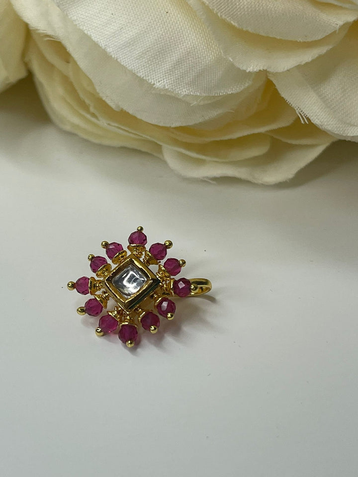 Izhaar Nose Stud, Indian Nose Stud, Tiny Nose Stud, Flower Nose Stud,Traditional Nose Pin.