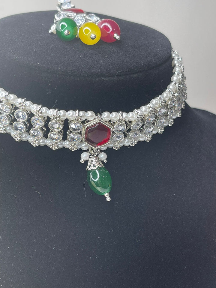 Charu Polki Kundan Necklace