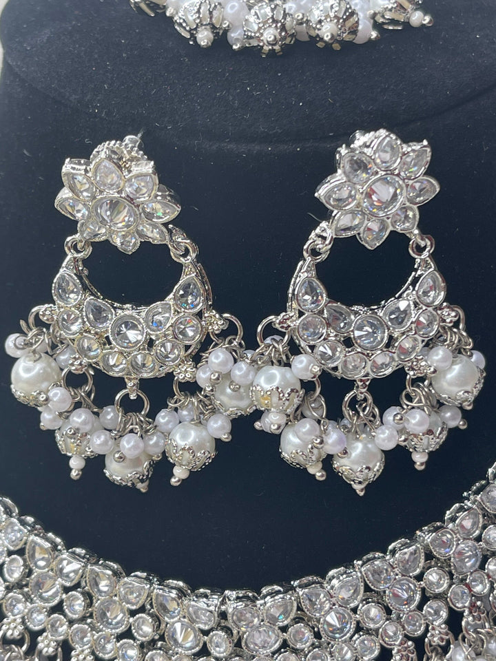 Savya Polki Reverse AD Necklace