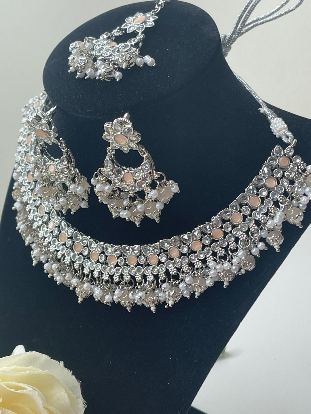 Savya Polki Reverse AD Necklace