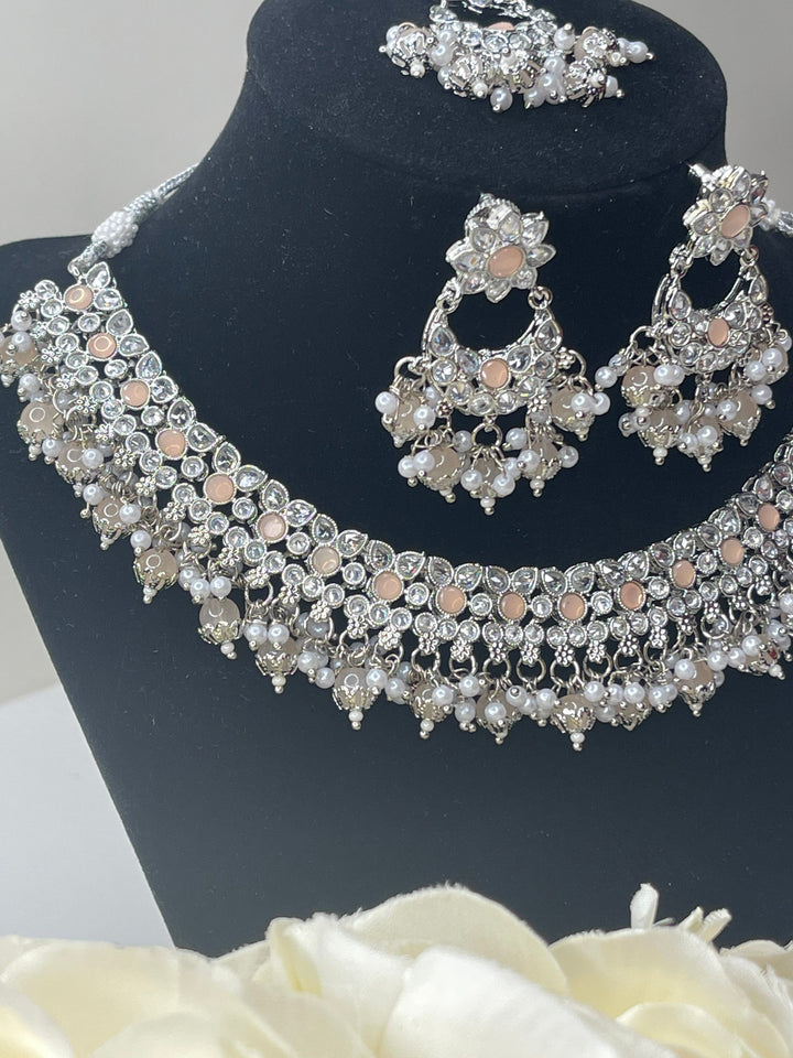 Savya Polki Reverse AD Necklace