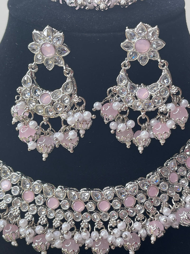 Savya Polki Reverse AD Necklace