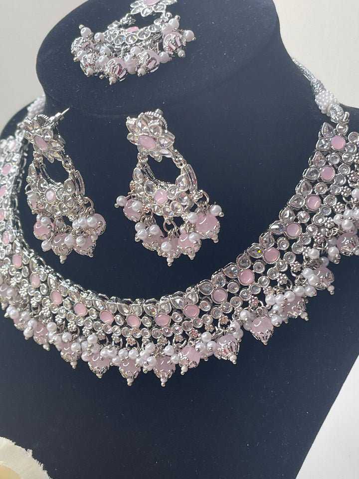 Savya Polki Reverse AD Necklace