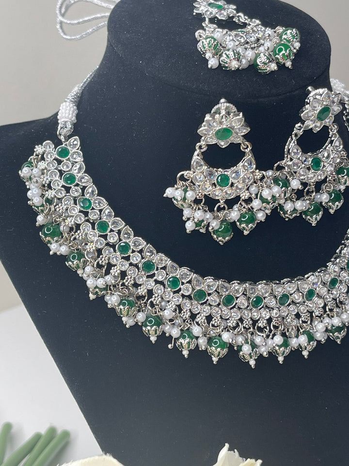 Savya Polki Reverse AD Necklace