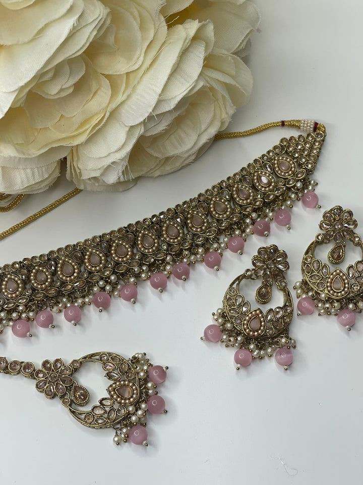 Sonam Polki Pearl Set