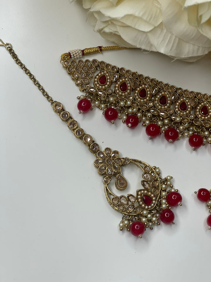 Sonam Polki Pearl Set