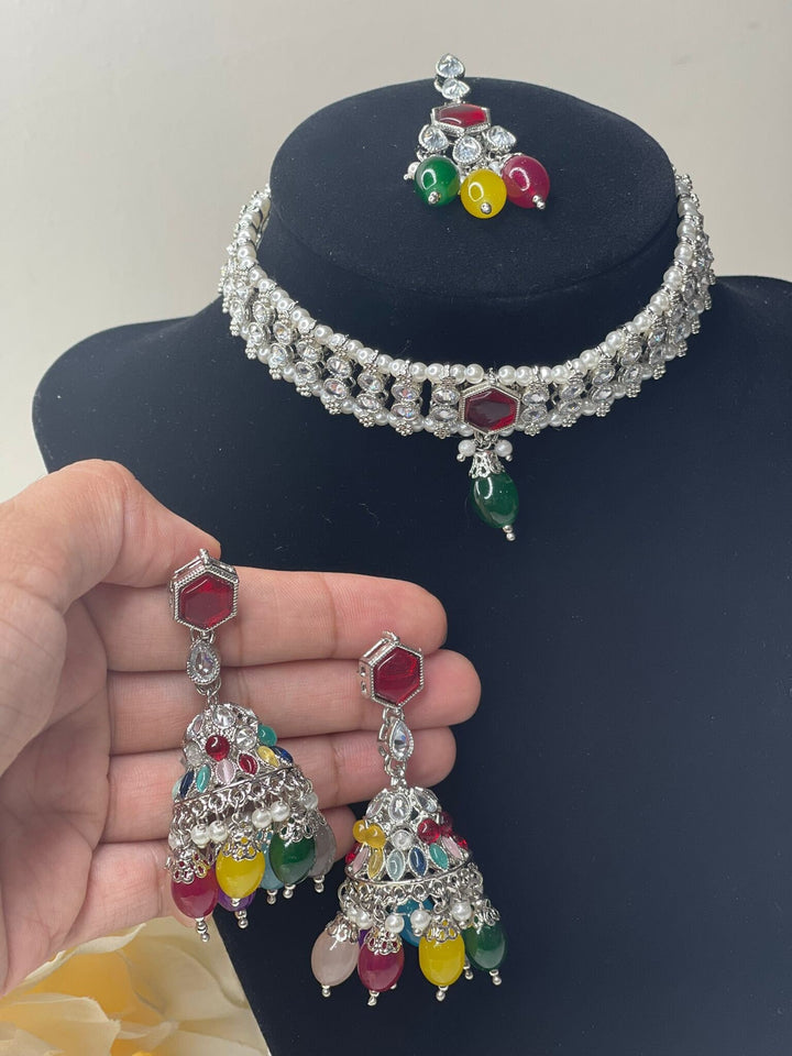 Charu Polki Kundan Necklace