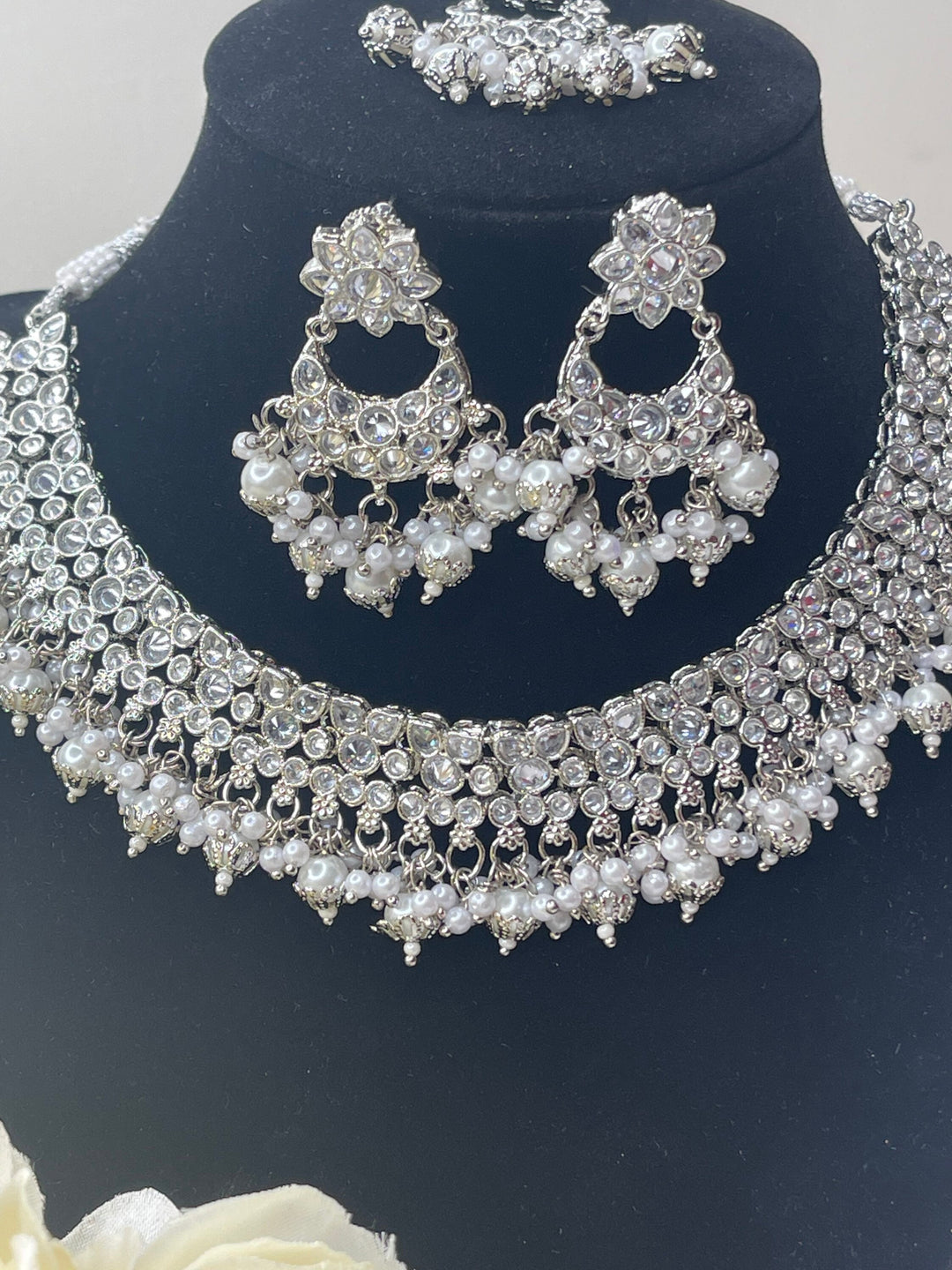 Savya Polki Reverse AD Necklace