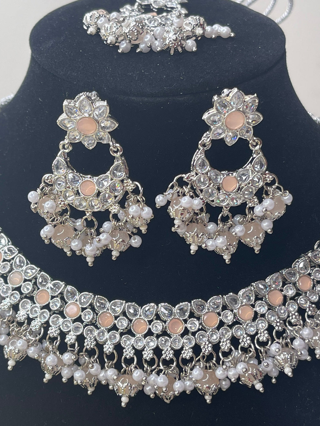 Savya Polki Reverse AD Necklace
