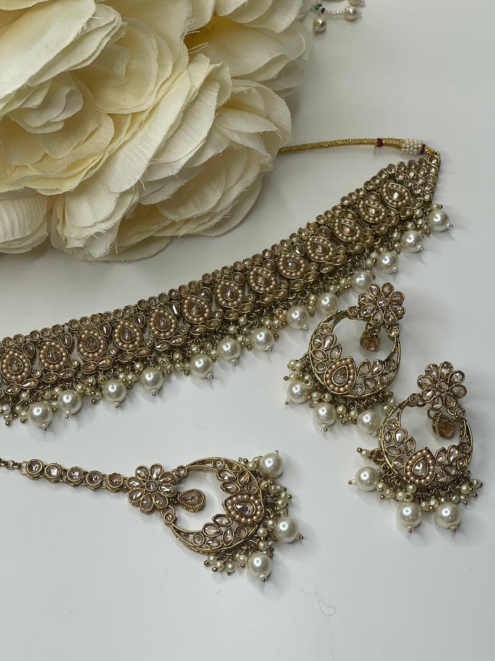 Sonam Polki Kundan Pearl Set