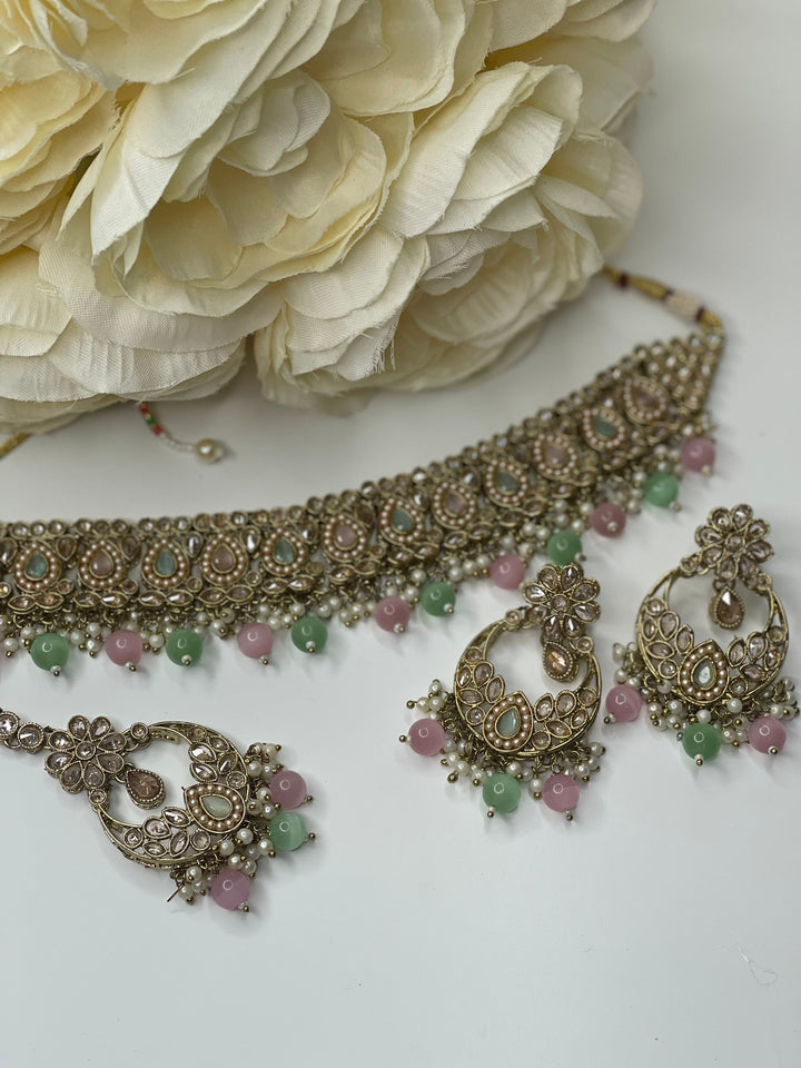 Sonam Polki Pearl Set
