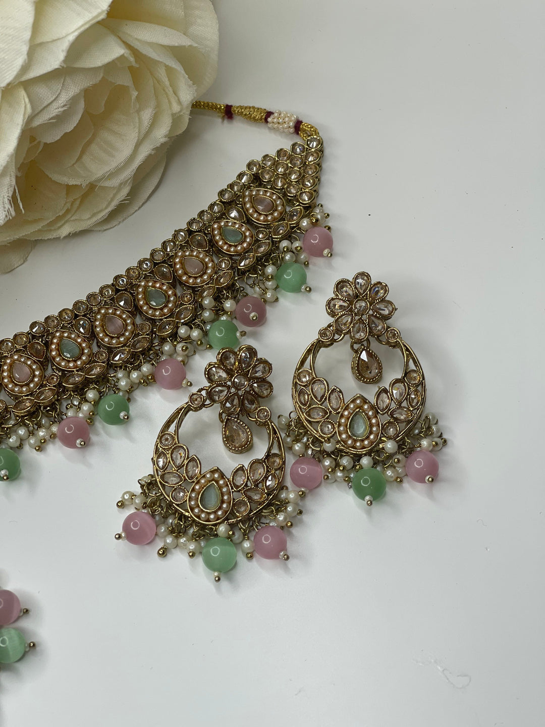 Sonam Polki Pearl Set