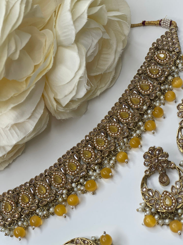 Sonam Polki Pearl Set