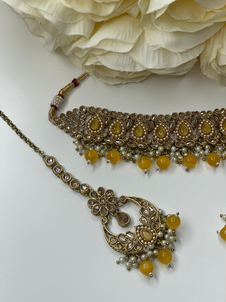 Sonam Polki Pearl Set