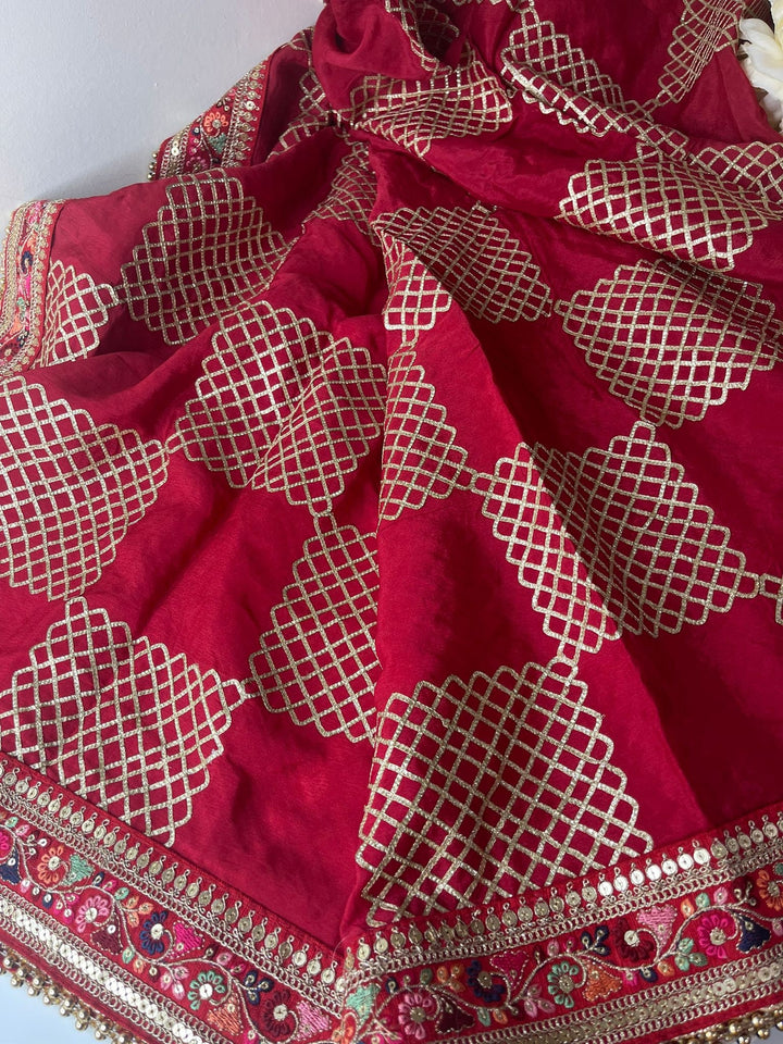 Traditional Bridal Work Dupatta