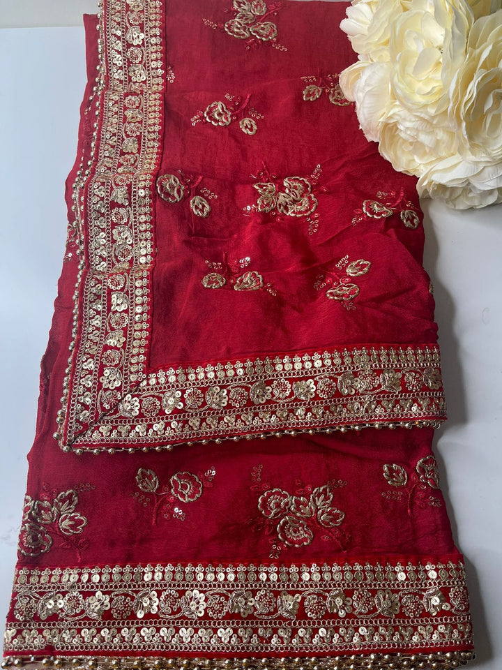 Traditional Bridal Work Dupatta
