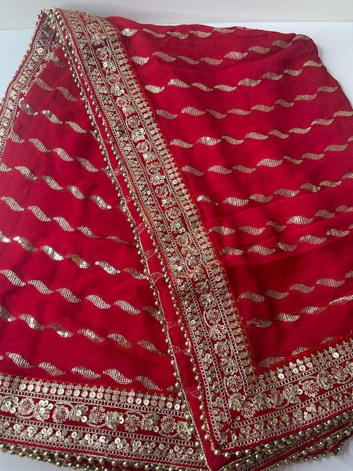 Traditional Bridal Work Dupatta