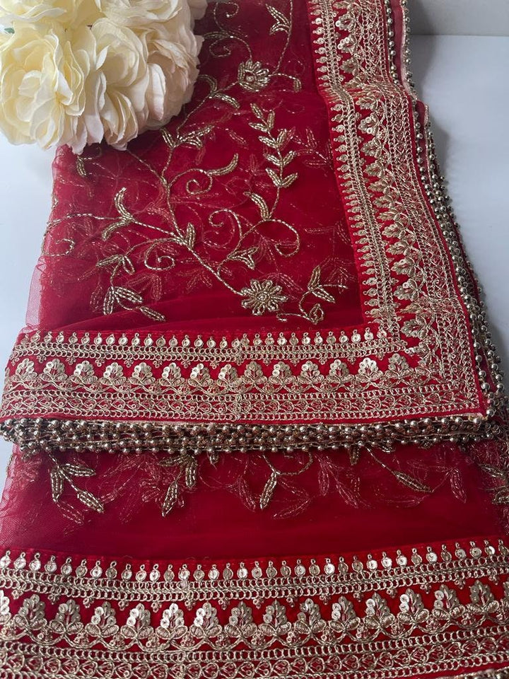 Traditional Bridal Work Dupatta