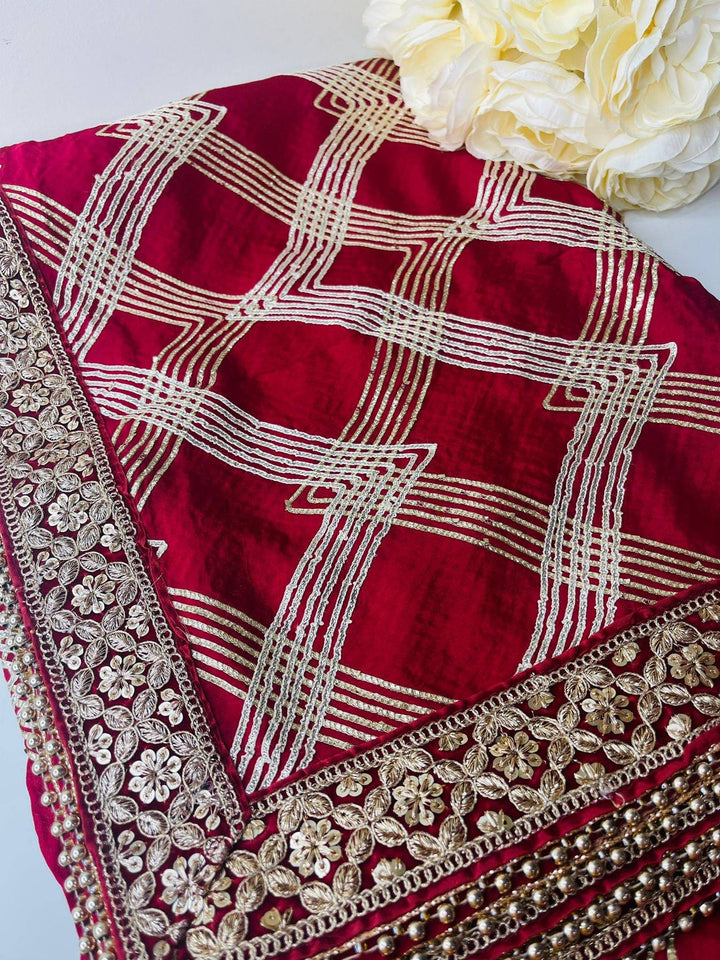 Traditional Bridal Work Dupatta