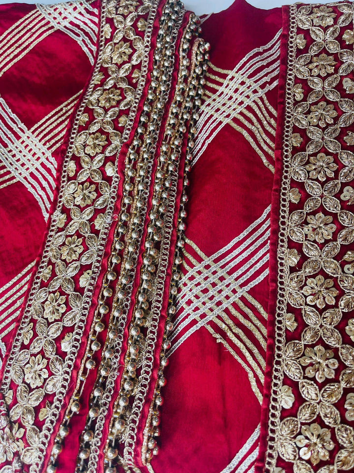 Traditional Bridal Work Dupatta