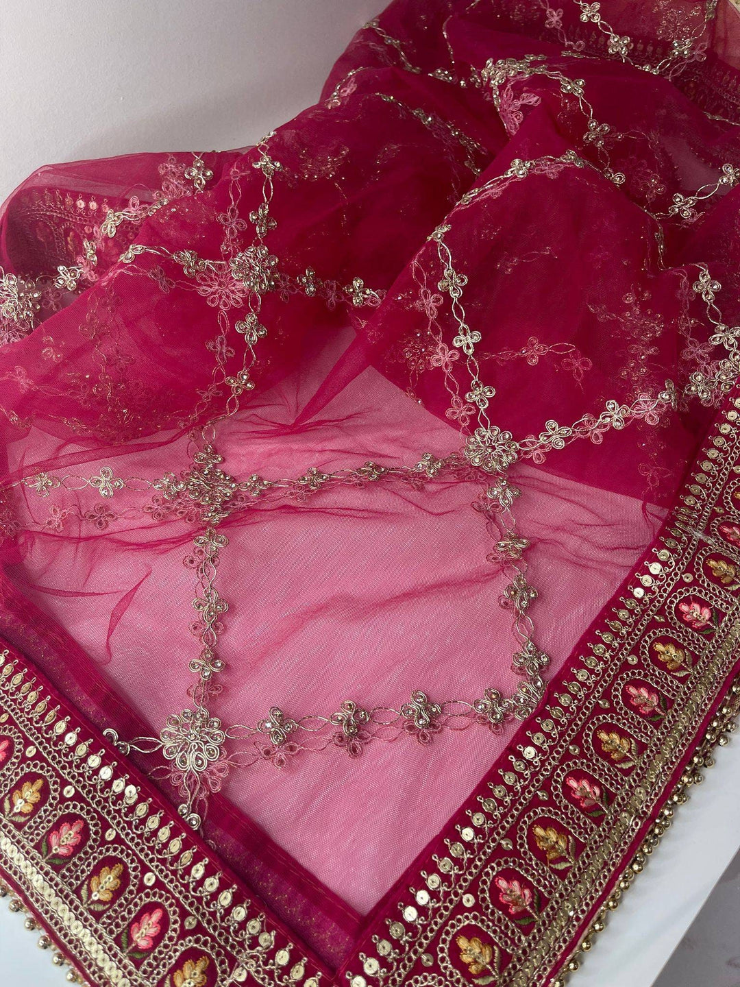 Traditional Bridal Work Dupatta