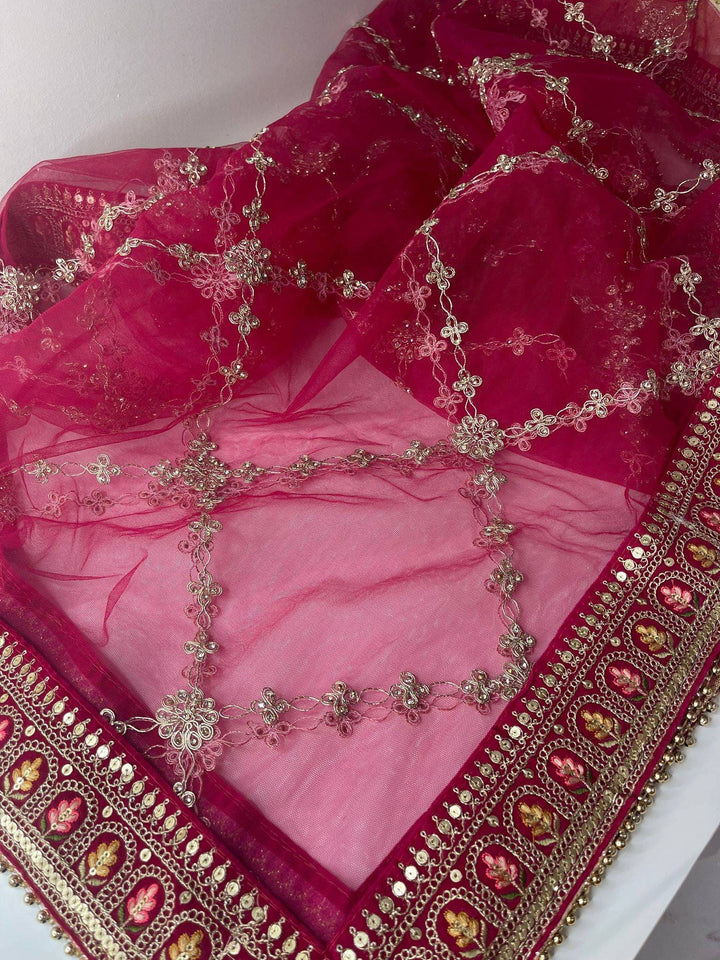 Traditional Bridal Work Dupatta