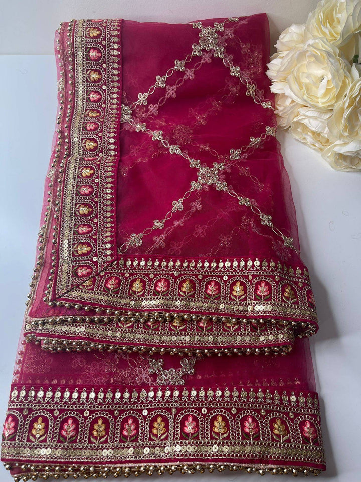 Traditional Bridal Work Dupatta