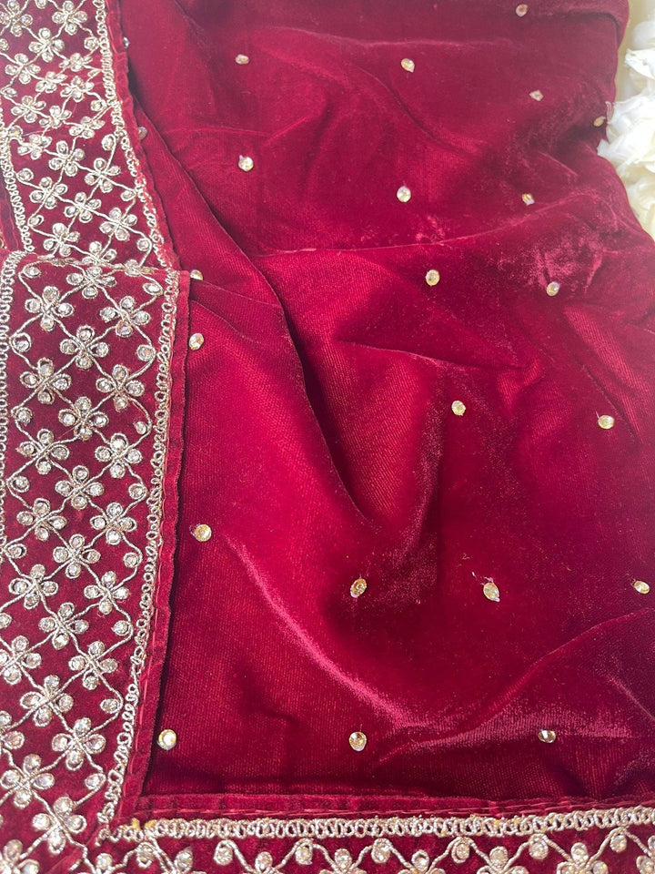 Traditional Bridal Work Dupatta