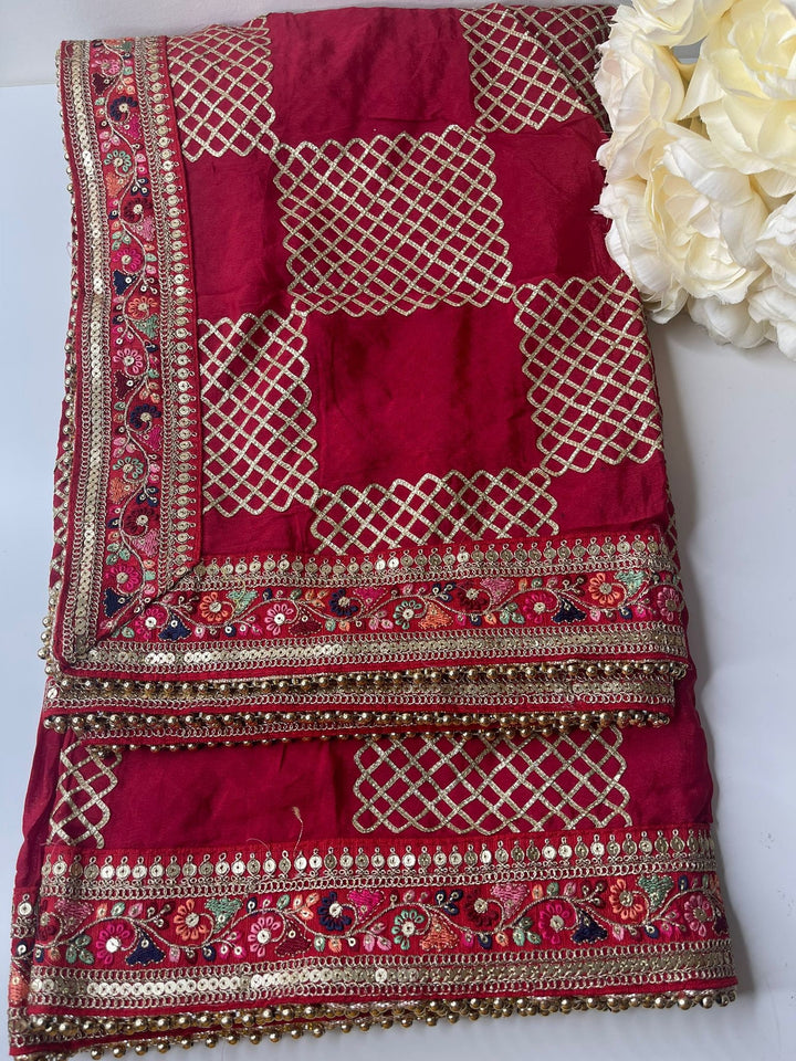 Traditional Bridal Work Dupatta