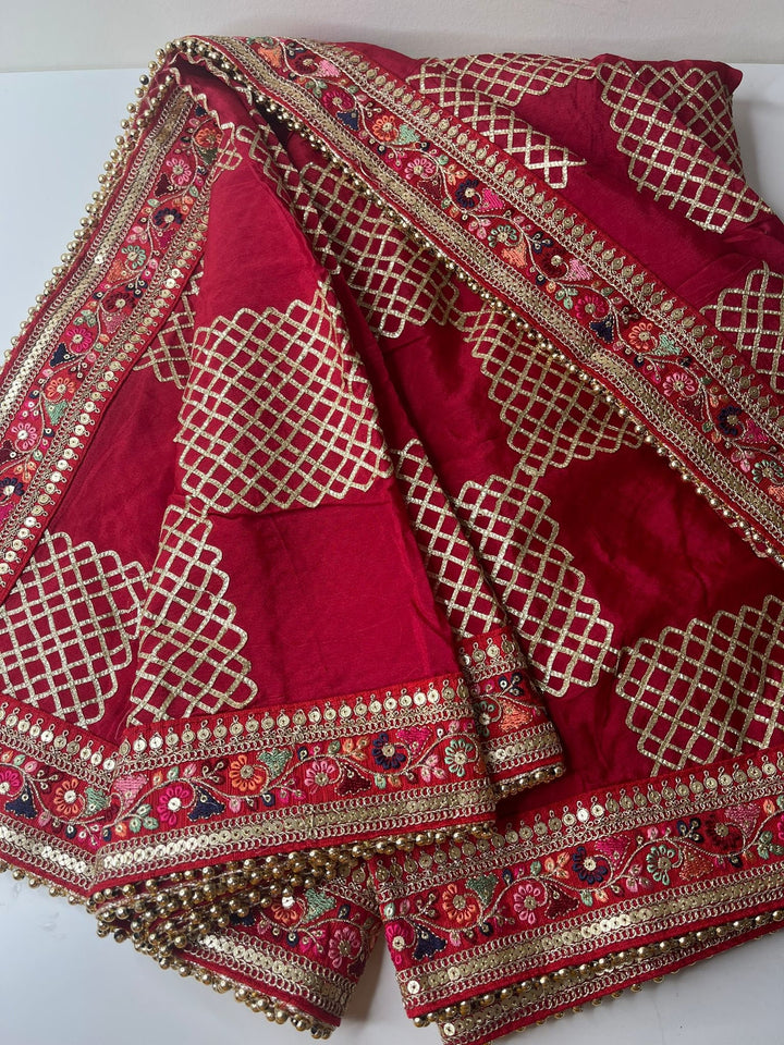 Traditional Bridal Work Dupatta
