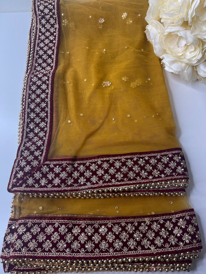 Traditional Bridal Work Dupatta