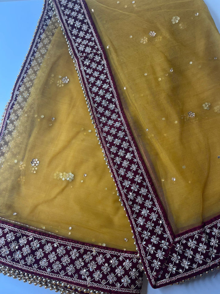 Traditional Bridal Work Dupatta