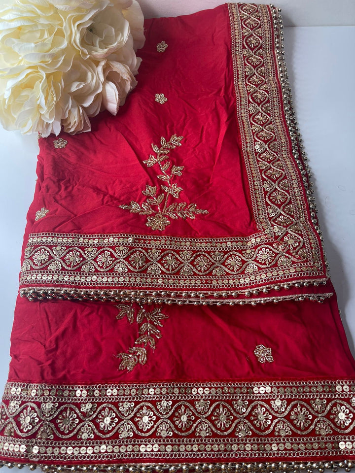 Traditional Bridal Work Dupatta