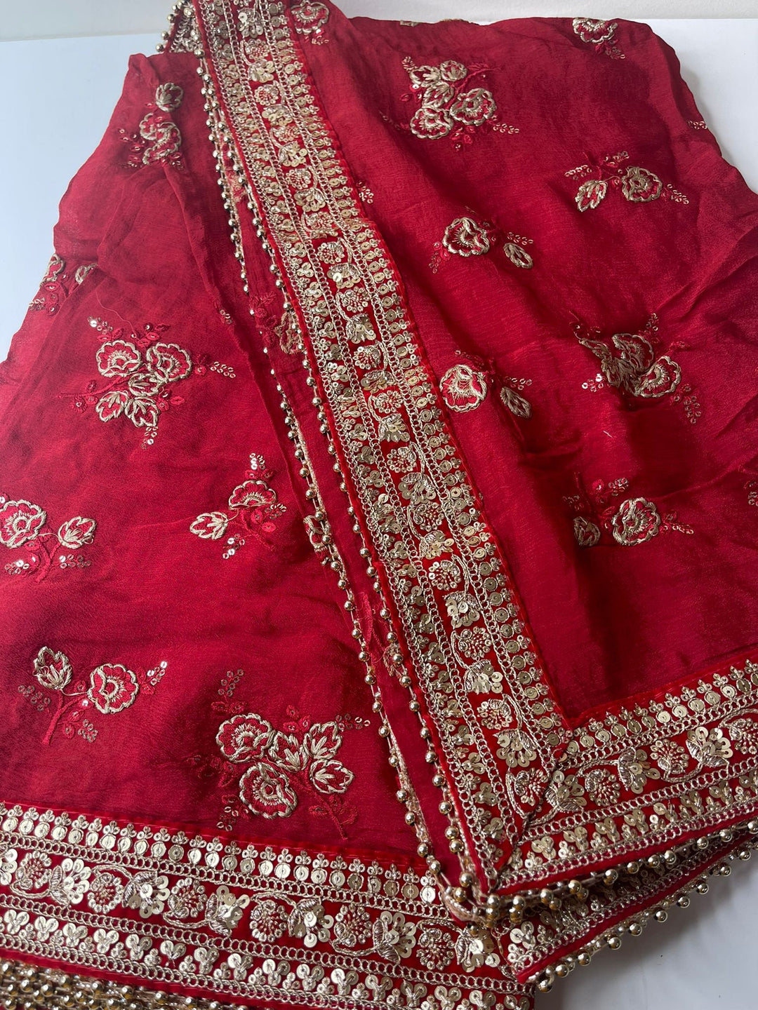 Traditional Bridal Work Dupatta
