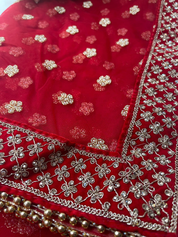 Traditional Bridal Work Dupatta