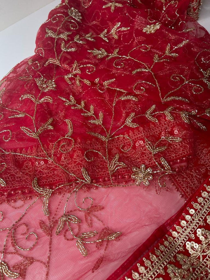 Traditional Bridal Work Dupatta