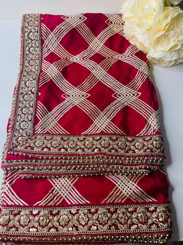 Traditional Bridal Work Dupatta