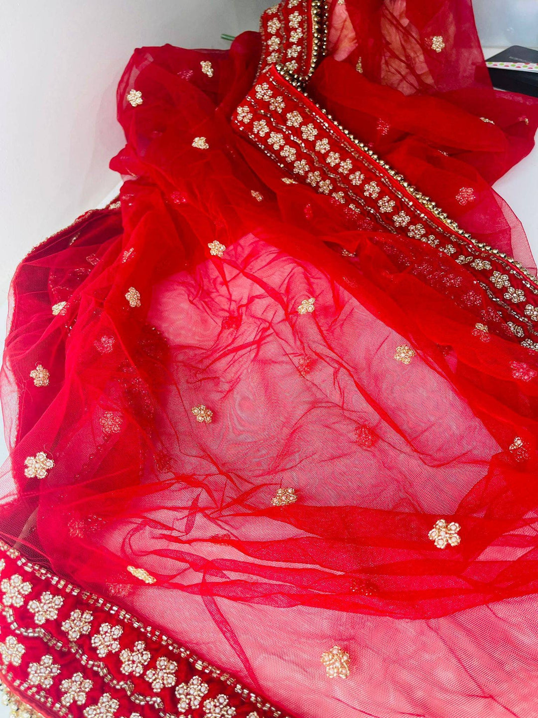 Traditional Bridal Work Dupatta