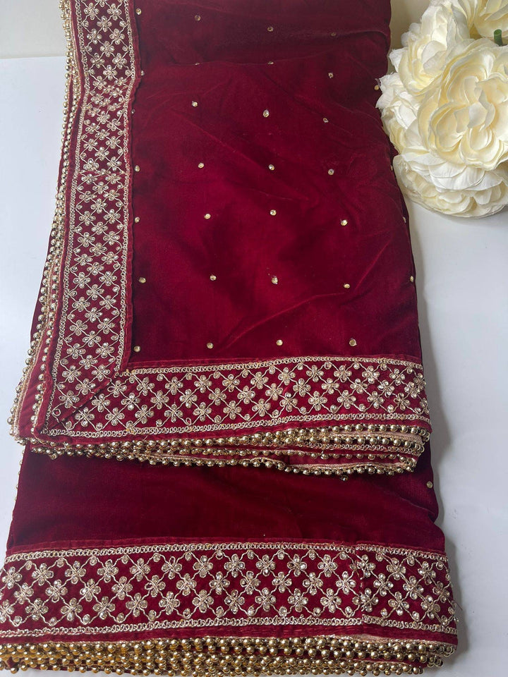 Traditional Bridal Work Dupatta
