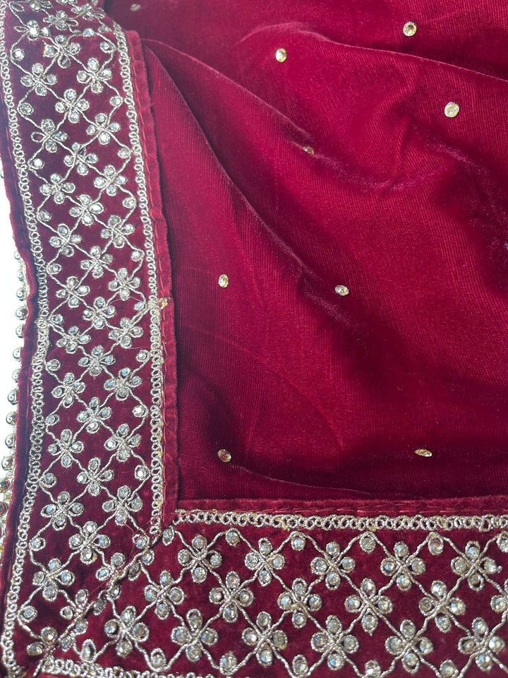 Traditional Bridal Work Dupatta