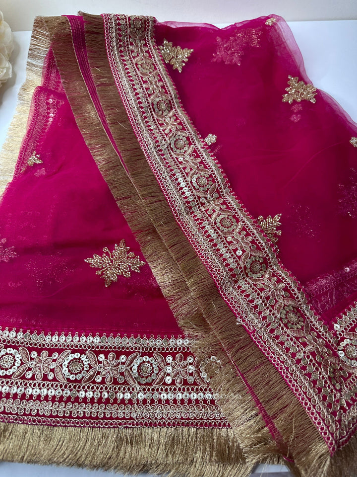 Traditional Bridal Work Dupatta