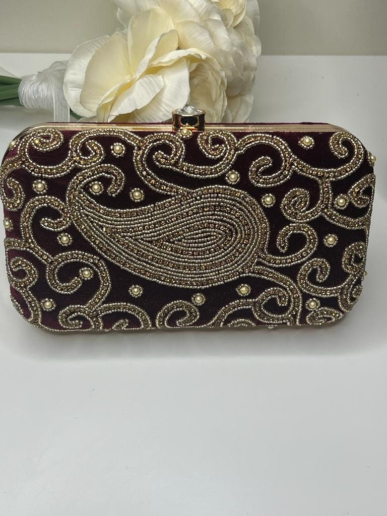 Izhaar Classic Royal Clutch Bag